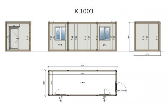 מכולת-משרד באריזת משטחים-k-1003